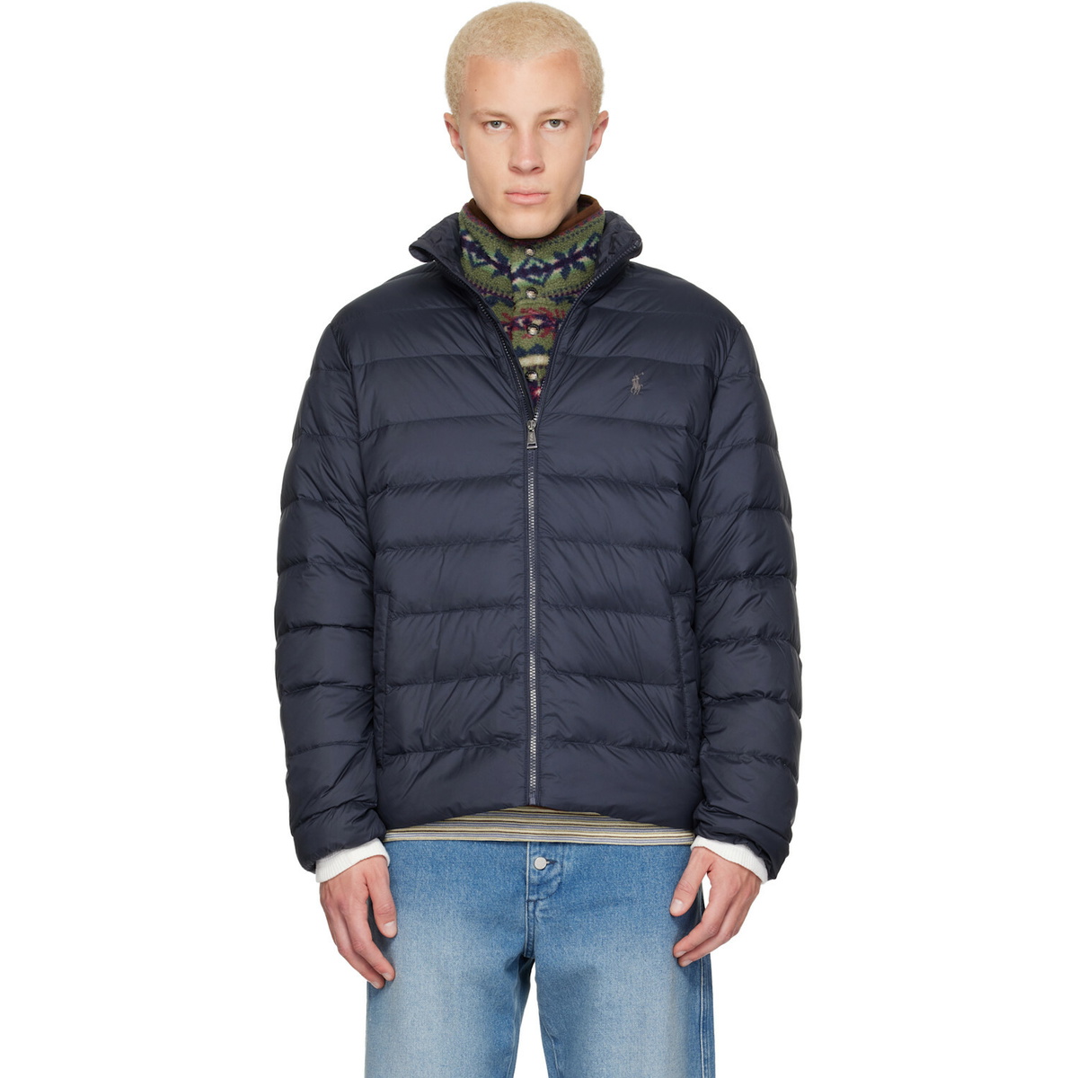 Polo Ralph Lauren Navy 'The Colden' Packable Down Jacket