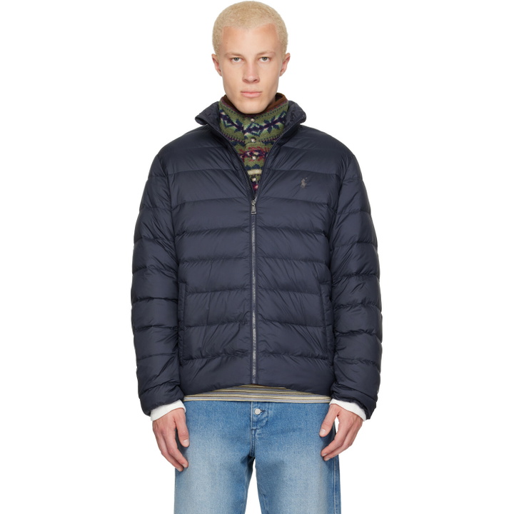 Photo: Polo Ralph Lauren Navy 'The Colden' Packable Down Jacket