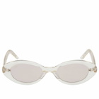 AKILA Daisy Sunglasses in Crystal/Grey 