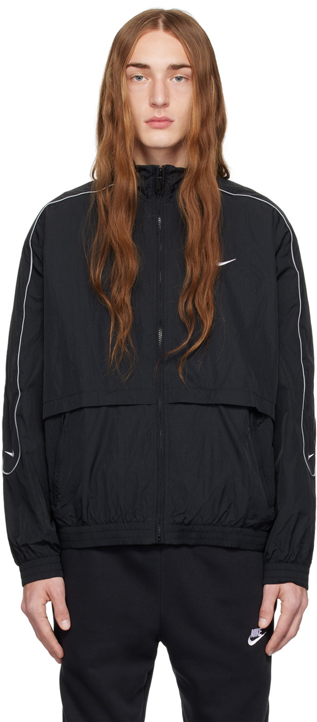 Nike Black Solo Swoosh Track Jacket Nike