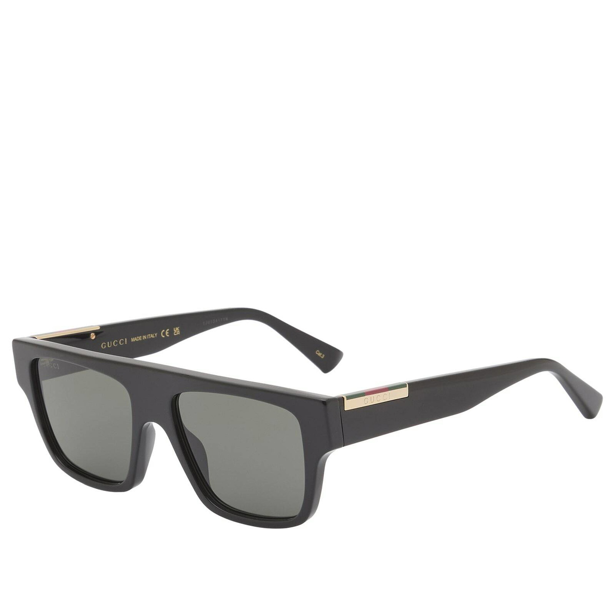 Gucci Men's Eyewear GG1158SK Sunglasses in Black/Green Gucci