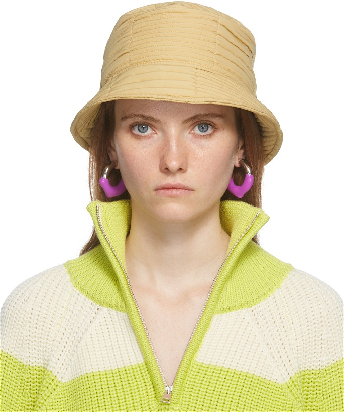 Photo: Sunnei Yellow Quilted Bucket Hat