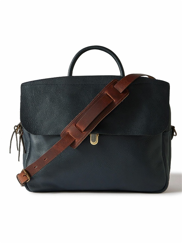Photo: Bleu de Chauffe - Zeppo Full-Grain Leather Messenger Bag