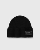 Jw Anderson Label Hat Black - Mens - Beanies