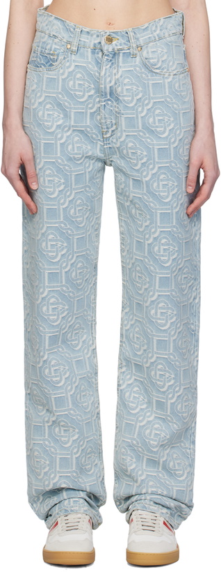 Photo: Casablanca Blue Straight Jeans