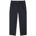 Goldwin Men's One Tuck Tapered Stretch Pant in Navy