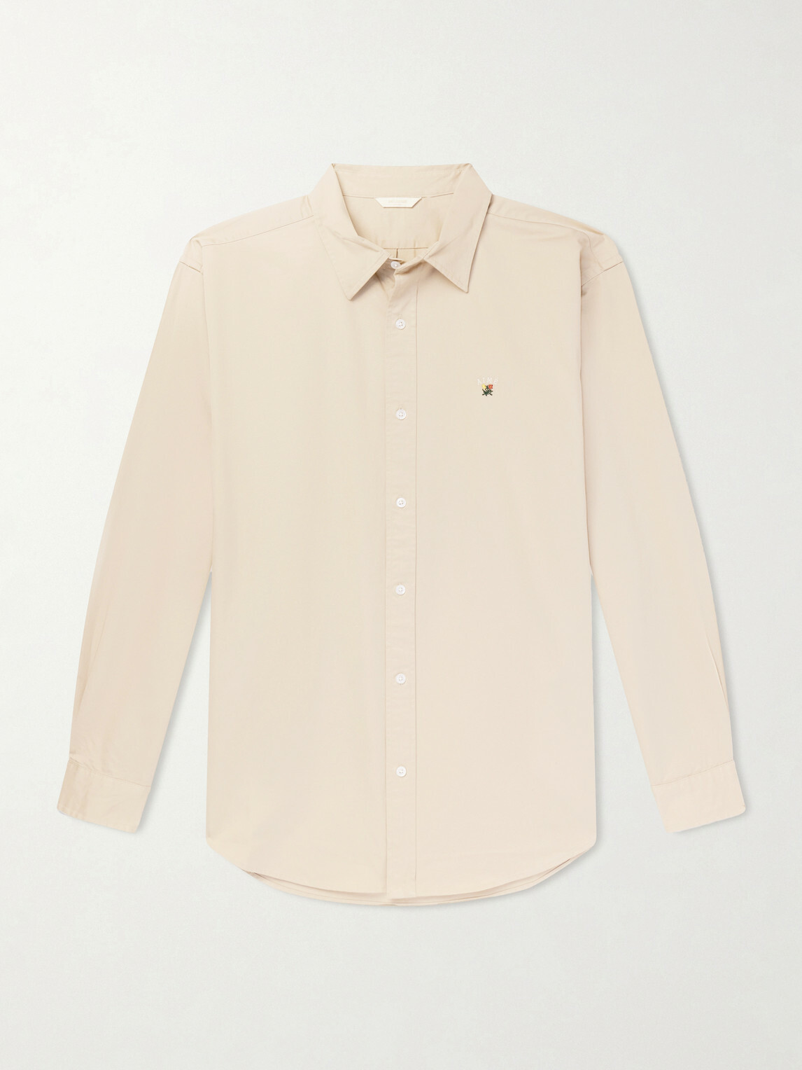 Aimé Leon Dore - Logo-Embroidered Cotton Shirt - Neutrals