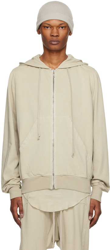 Photo: Rick Owens DRKSHDW Off-White Zip Hoodie