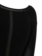 PHILOSOPHY DI LORENZO SERAFINI Viscose Stretch Knitted Midi Dress