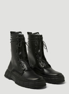 Virón - 1992 Apple Leather Boots in Black