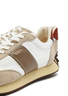 Tods Sportivo Active 26L Panelled Satin-twill Sneakers White
