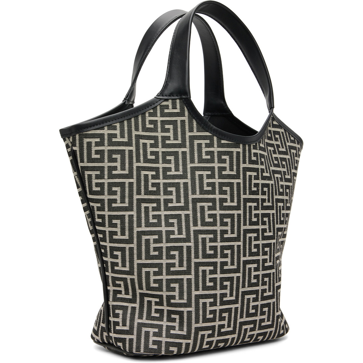 BALMAIN Black Cabas Mini Tote