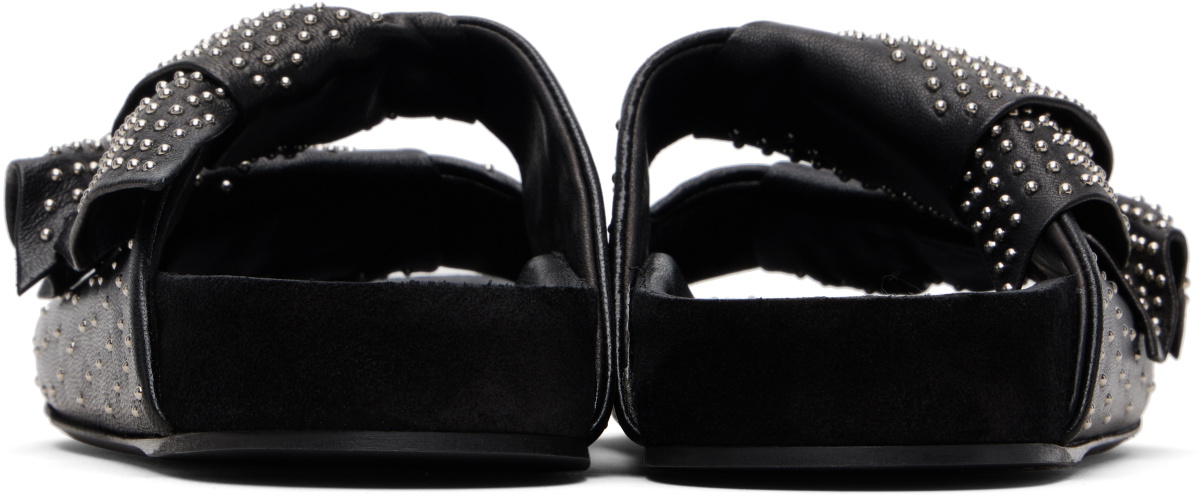 Isabel Marant Black Lennyo Bow Sandals