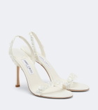 Jimmy Choo Jenn embellished slingback sandals