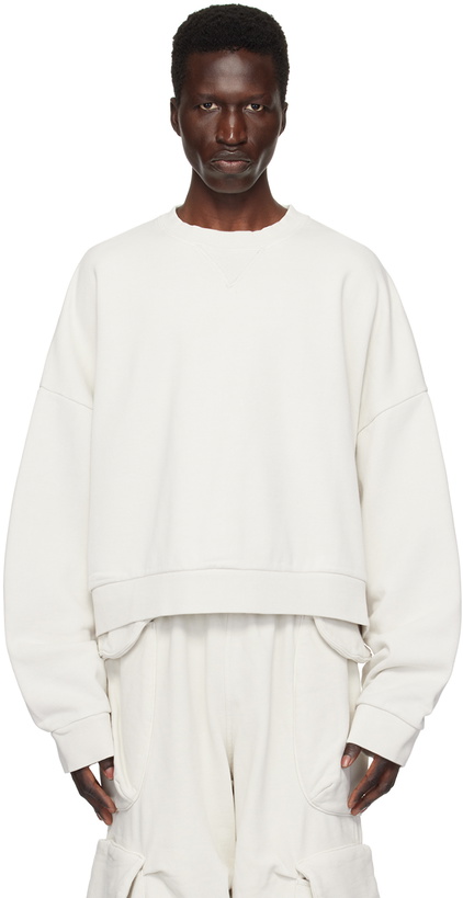 Photo: Entire Studios Off-White Box Sweatshirt