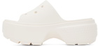 Crocs Off-White Stomp Slides
