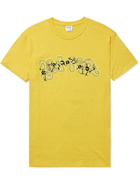 Better™ Gift Shop - Chris Lux Logo-Print Cotton Jersey T-shirt - Yellow