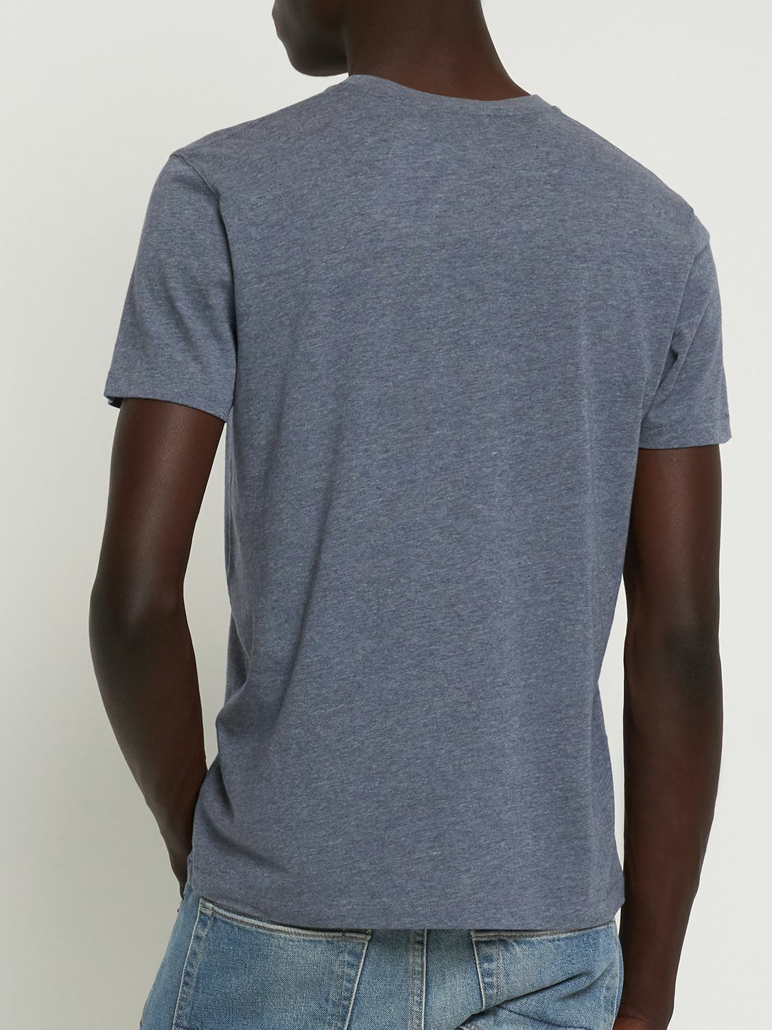 【関税＆送料込み】Tom Ford Melange Cotton Blend T-Shirt TOM FORD - Mélange Cotton Blend T-shirt TOM FORD