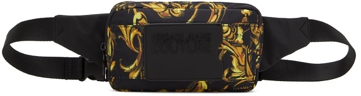 Photo: Versace Jeans Couture Black Regalia Baroque Belt Bag