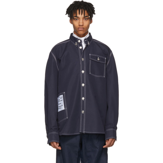 Photo: Vetements Navy Workwear Shirt