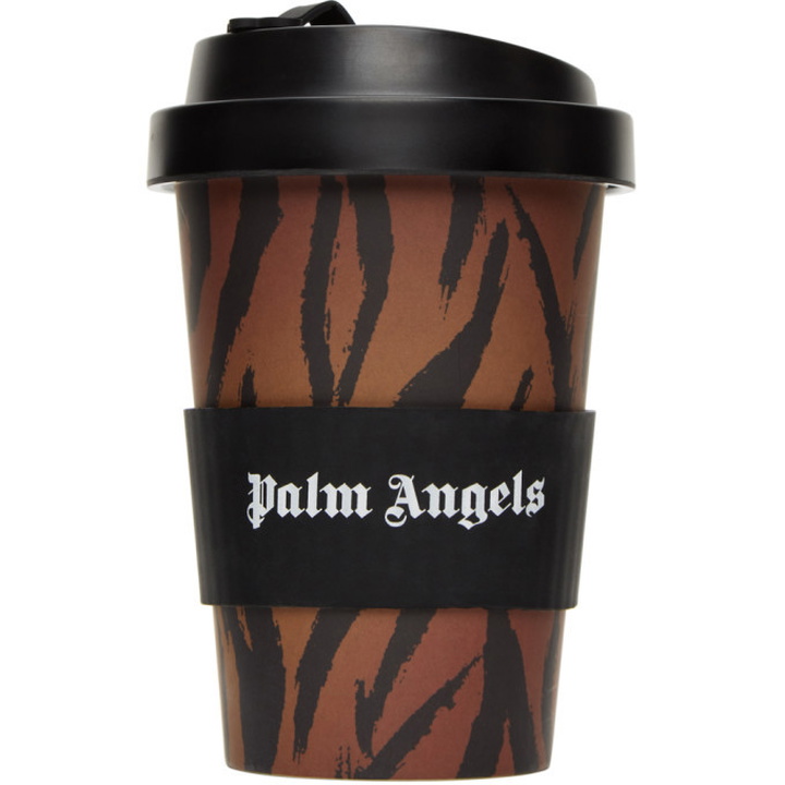 Photo: Palm Angels Brown Tiger Thermal Coffee Cup