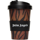 Palm Angels Brown Tiger Thermal Coffee Cup