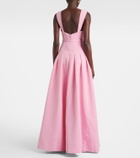 Rebecca Vallance Amaro pleated taffeta corset gown
