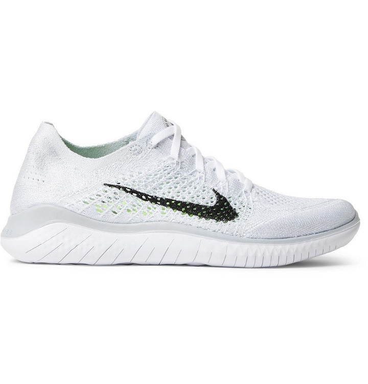 Photo: Nike Running - Free RN 2018 Flyknit Running Sneakers - Men - Light gray