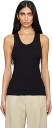WARDROBE.NYC Black Ribbed Tank Top