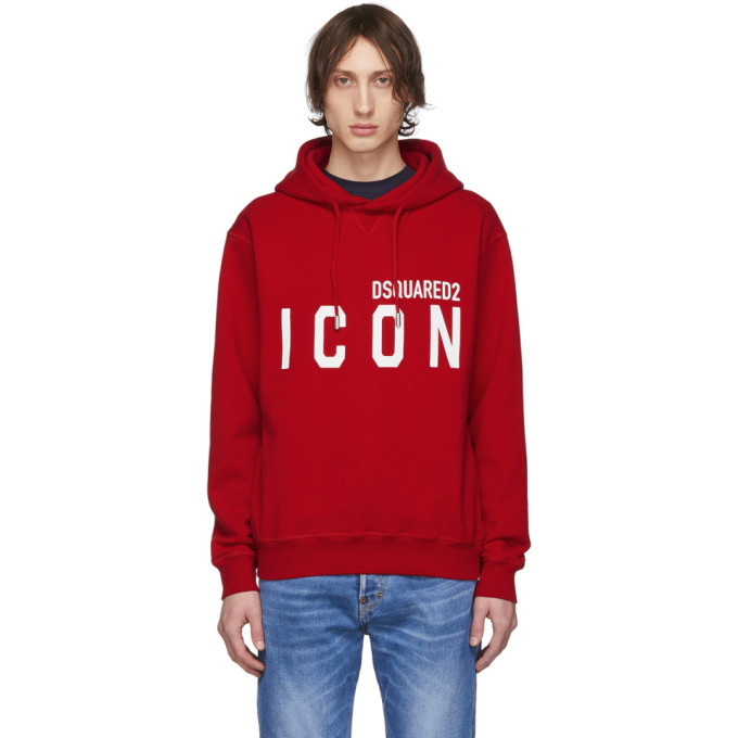 Photo: Dsquared2 Red Icon Hoodie