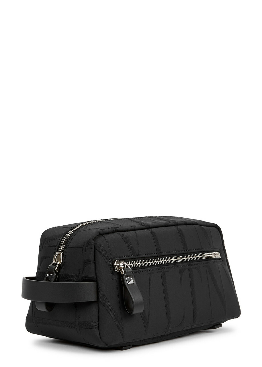 Valentino Vltn Nylon Washbag - Black - One Size