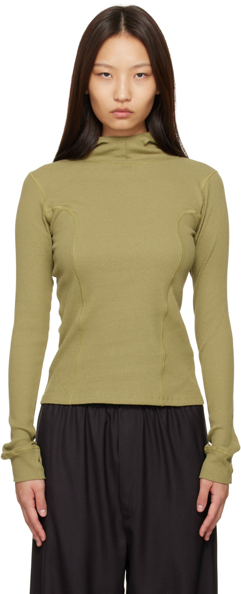 Baserange Green Hanifa Hoodie