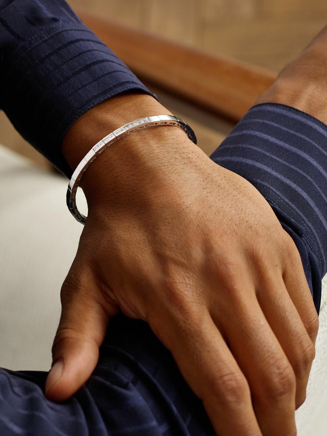 SHAY - 18-Karat White Gold Diamond Bracelet