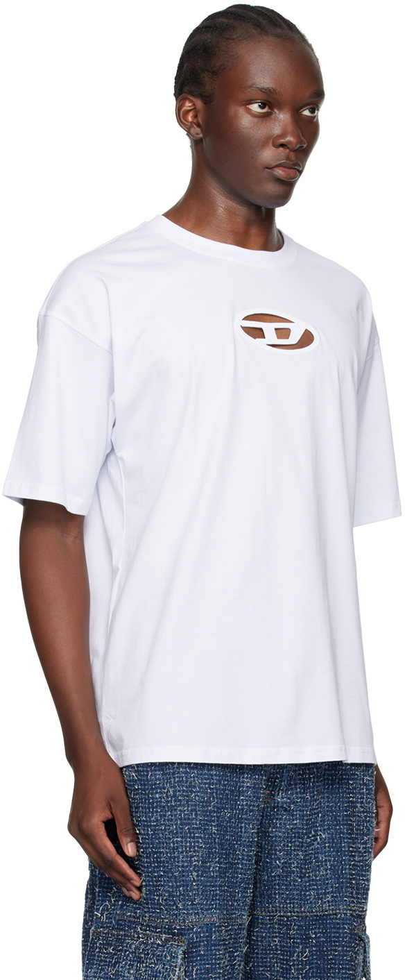 Diesel White T-Boxt-Od T-Shirt Diesel