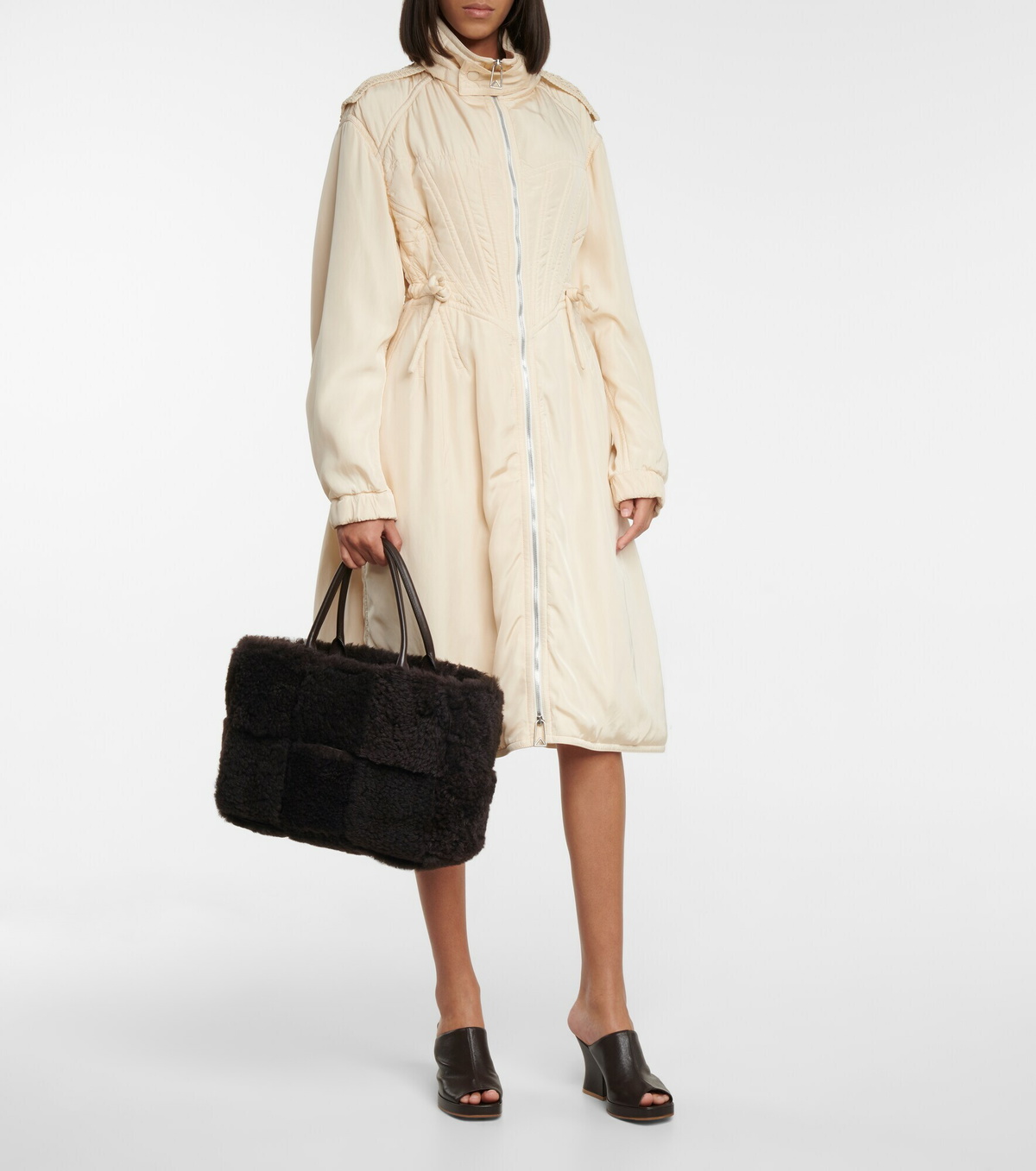 Bottega Veneta - Arco shearling tote Bottega Veneta
