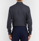 Brioni - Storm-Blue Cotton Shirt - Men - Storm blue