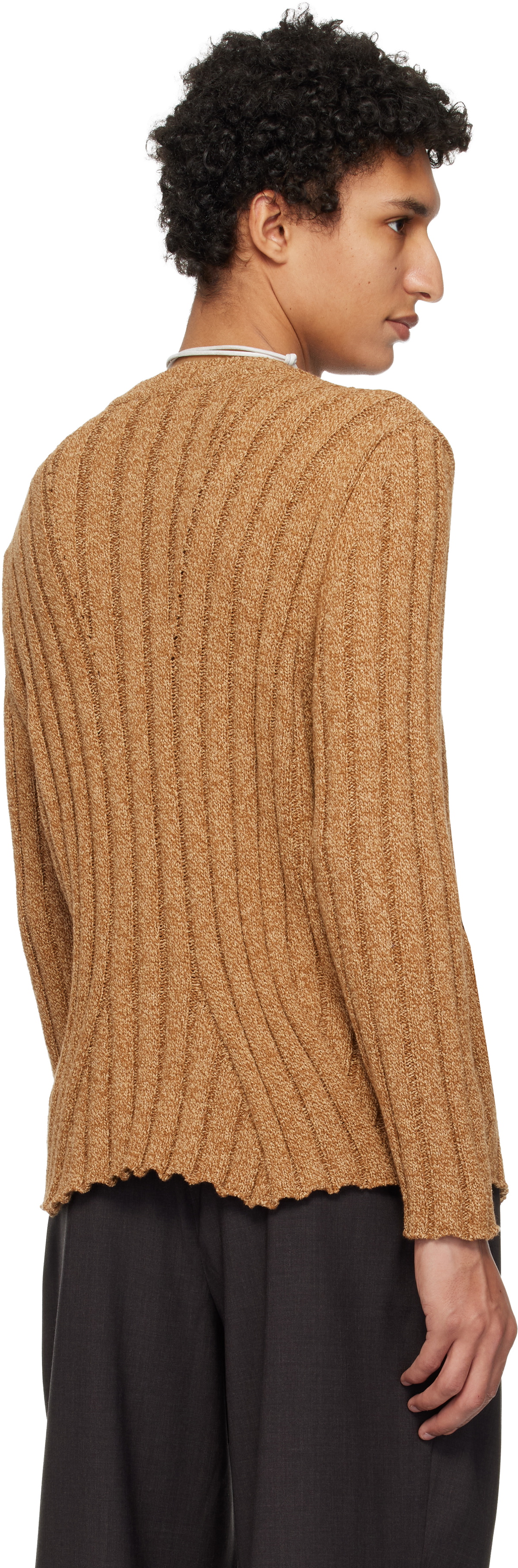 Kiko Kostadinov Tan Kada Knit Sweater