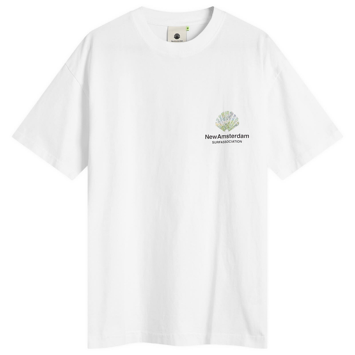 New Amsterdam Surf Association Men's Tall Grass T-Shirt in White
