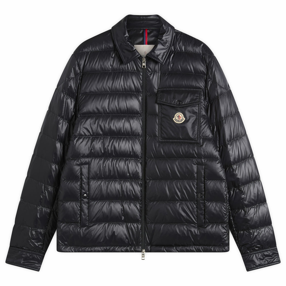 Moncler Men's Mourillon Shirt Jacket in Navy Moncler