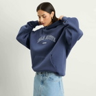 TALA Women's Oversized Active Logo Hooded Sweatshirt in Vintage Blue