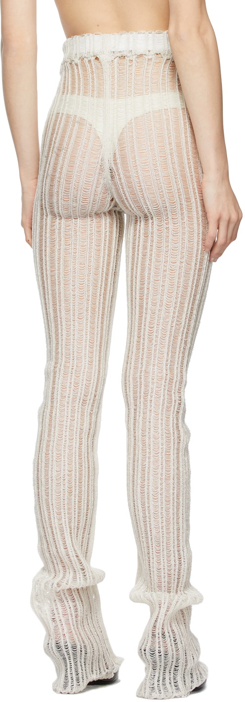 a. roege hove SSENSE Exclusive Off-White Ladder Lounge Pants