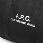 A.P.C. Men's Recuperation Gym Bag in Black