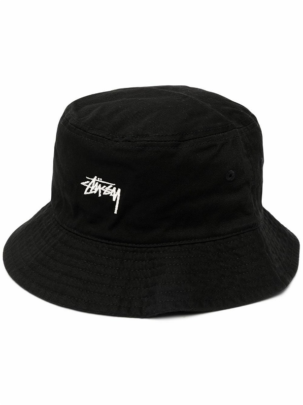 Photo: STUSSY - Logo Cotton Bucket Hat