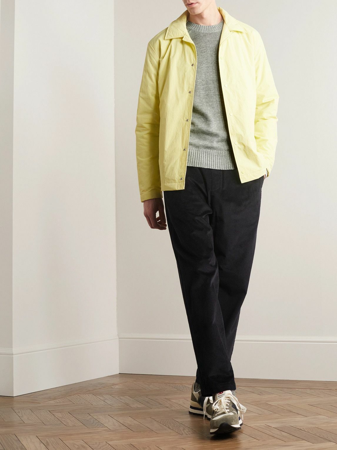 セーター NN07 - Jaden 6548 Linen Sweater - Green NN07