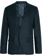 Club Monaco - Slim-Fit Linen Suit Jacket - Blue