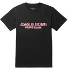 rag & bone - Glitch Logo-Print Cotton-Jersey T-Shirt - Black