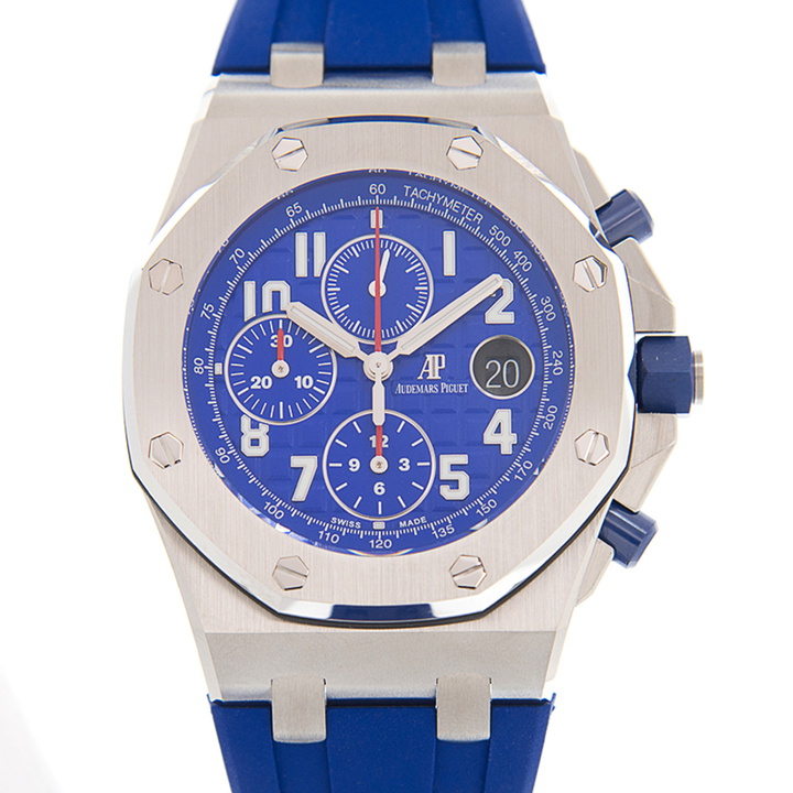 Photo: Audemars Piguet Royal Oak Offshore Chronograph Automatic Blue Dial Mens Watch 26470ST.OO.A030CA.01