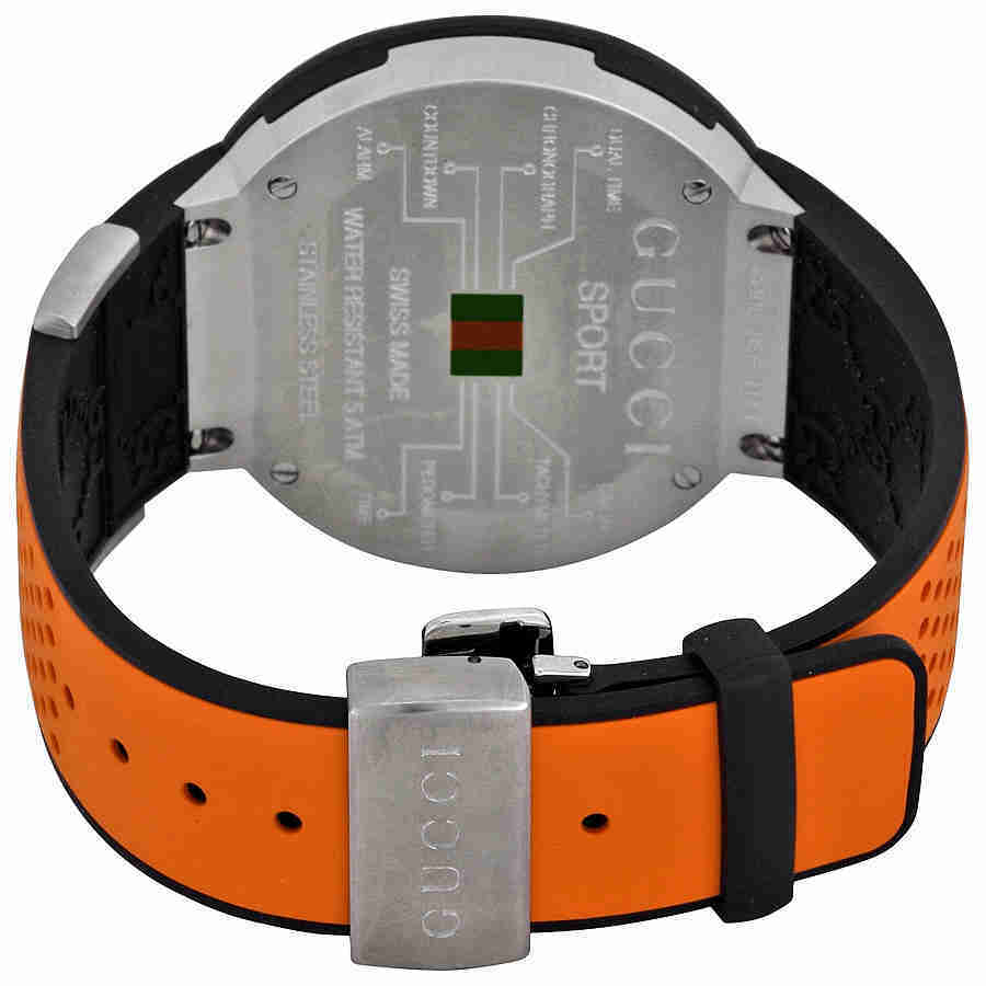 Gucci I-Gucci Sport XXL Digital Black Dial Mens Watch YA114104 Gucci
