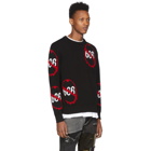 Who Decides War by MRDR BRVDO Black Anti 666 Sweater
