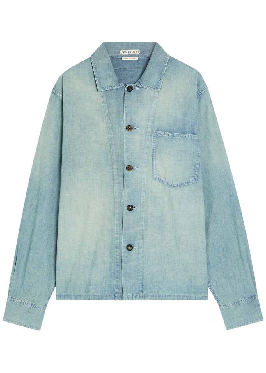 JW Anderson Chambray Denim Shirt Light Blue